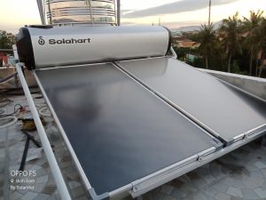 Hoàn thành máy nước nóng solahart Premium 300L tại Bình Định